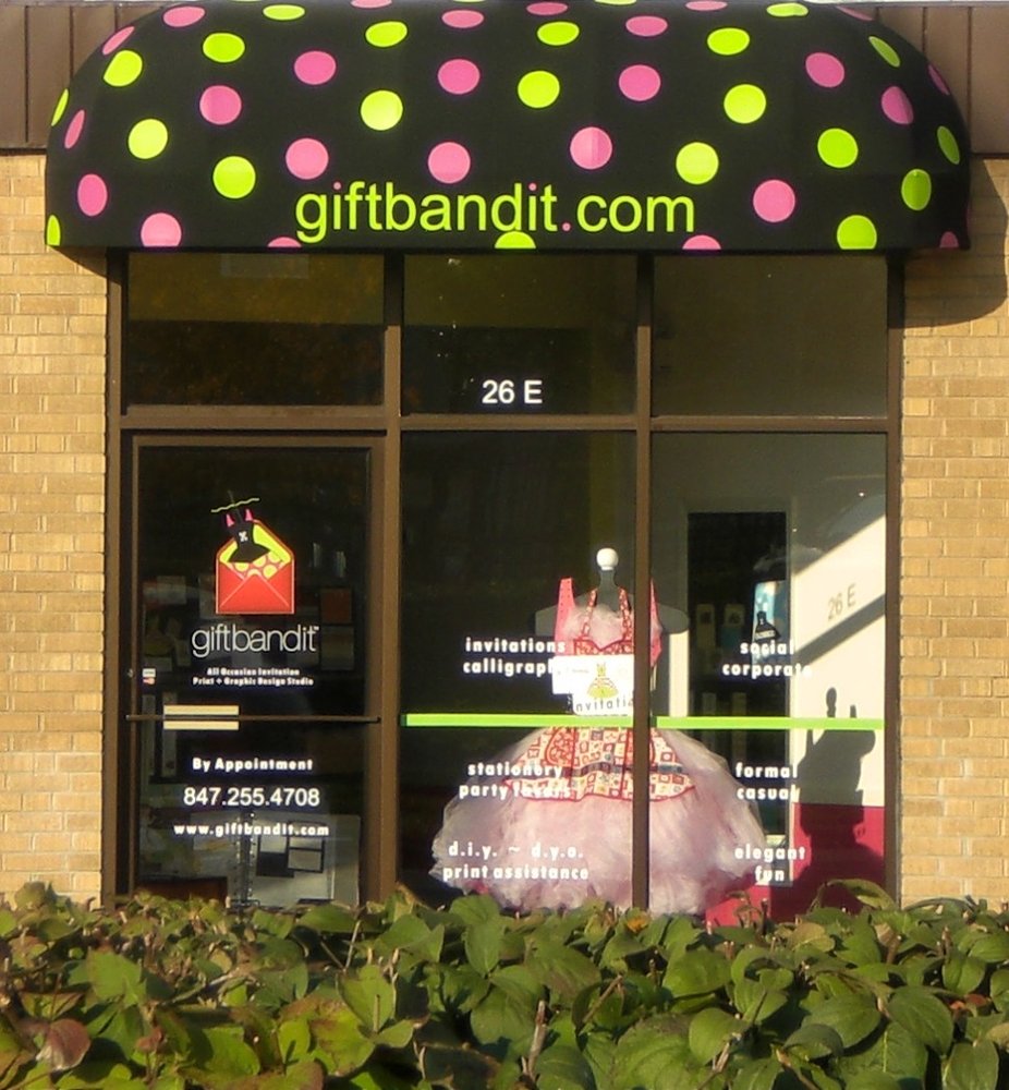 Custom commercial awning